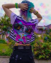 Load image into Gallery viewer, Carolina All-Over Print Crop Tee