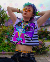 Load image into Gallery viewer, Carolina All-Over Print Crop Tee