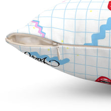 Load image into Gallery viewer, Retro Vampire BB Spun Polyester Square Pillow
