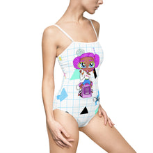 Load image into Gallery viewer, 80&#39;s Dial Up Phone BB Women&#39;s One-piece Swimsuit
