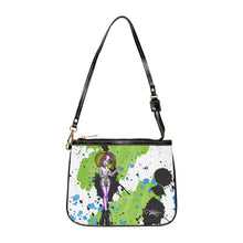 Load image into Gallery viewer, Sophia Doll Shoulder Bag — Colorful Graffiti Pop Portrait Small Purse
