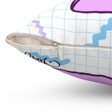 Load image into Gallery viewer, 80&#39;s Dial Up Phone Spun Polyester Square Pillow
