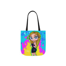 Load image into Gallery viewer, Amorah Blue Eyes OG BB Canvas Tote Bag (AOP)
