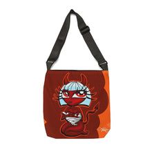 Cargar imagen en el visor de la galería, Sally Devil Adjustable Tote Bag (AOP)
