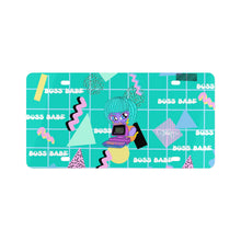 Load image into Gallery viewer, Boss Babe 80&#39;s Computer BB License Plate
