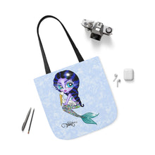 Cargar imagen en el visor de la galería, Bright Eyes Mermaid Canvas Tote Bag (AOP)
