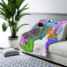 Load image into Gallery viewer, 80&#39;s Cordless Phone BB Sherpa Fleece Blanket
