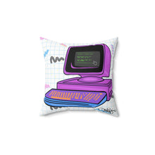 Load image into Gallery viewer, 80&#39;s computer Spun Polyester Square Pillow
