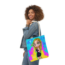 Load image into Gallery viewer, Amorah Hazel Eyes OG BB Canvas Tote Bag
