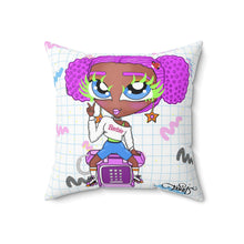 Load image into Gallery viewer, 80&#39;s Dial Up Phone BB Spun Polyester Square Pillow
