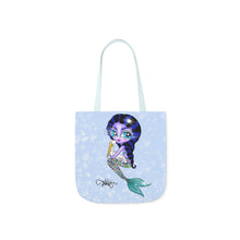 Cargar imagen en el visor de la galería, Bright Eyes Mermaid Canvas Tote Bag (AOP)

