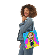 Load image into Gallery viewer, Amorah Hazel Eyes OG BB Canvas Tote Bag
