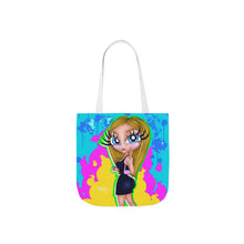 Load image into Gallery viewer, Amorah Blue Eyes OG BB Canvas Tote Bag (AOP)
