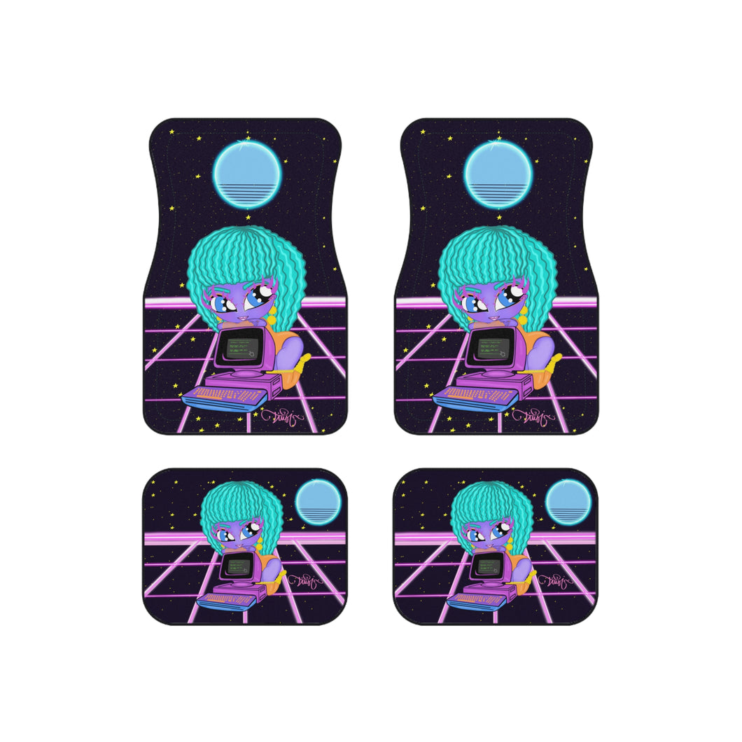 80's Retro Computer BB Car Mats (Set of 4)