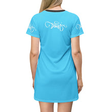 Load image into Gallery viewer, Bright Eyes Mermaid T-Shirt Dress
