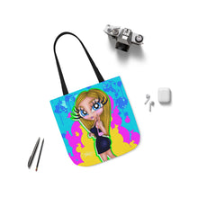 Load image into Gallery viewer, Amorah Blue Eyes OG BB Canvas Tote Bag (AOP)
