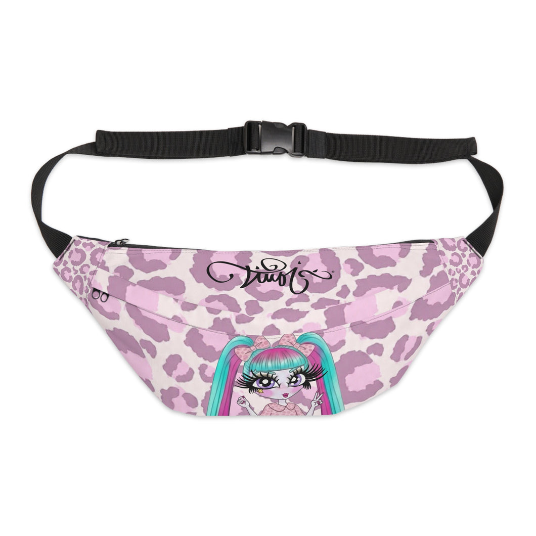 Pink Cheetah Print Tootsie Doll Fanny Pack — Cute Pink Waist Bag