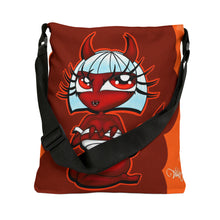 將圖片載入圖庫檢視器 Sally Devil Adjustable Tote Bag (AOP)

