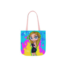 Load image into Gallery viewer, Amorah Blue Eyes OG BB Canvas Tote Bag (AOP)
