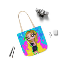 Load image into Gallery viewer, Amorah Hazel Eyes OG BB Canvas Tote Bag
