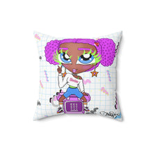 Load image into Gallery viewer, 80&#39;s Dial Up Phone BB Spun Polyester Square Pillow
