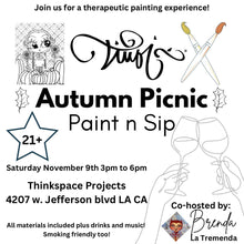 Load image into Gallery viewer, Autumn Picnic Paint N Sip With Timoi
