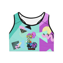Load image into Gallery viewer, 80&#39;s MTV BB Sports Bra
