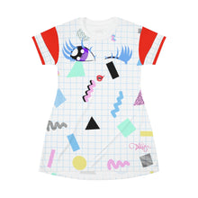 Load image into Gallery viewer, 80&#39;s Retro Vampire BB T-Shirt Dress
