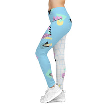 Load image into Gallery viewer, Two Tone 80&#39;s Computer BB Casual Leggings
