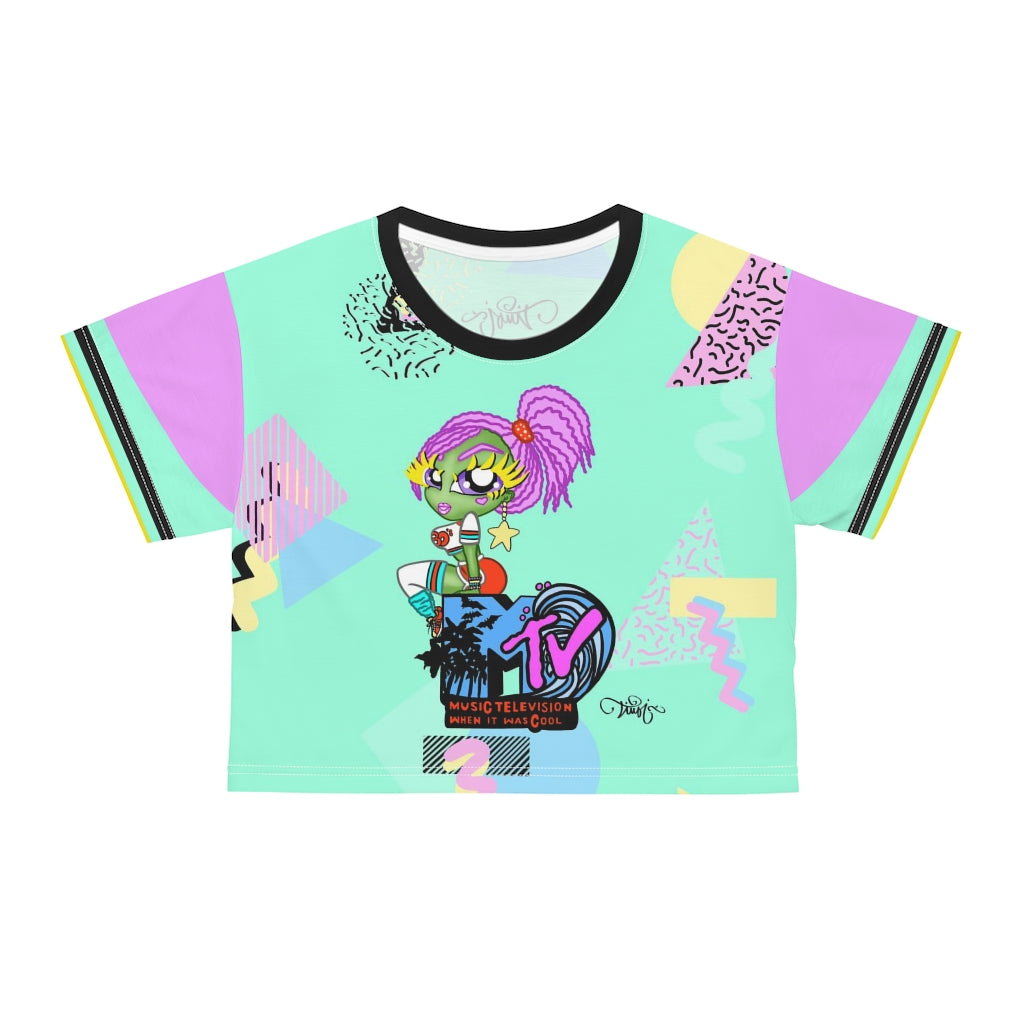 80's MTV BB Crop Tee