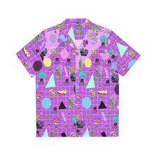 Load image into Gallery viewer, 80&#39;s BBs All Over Print Purple Unisex Hawaiian Shirt
