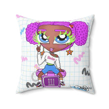 Load image into Gallery viewer, 80&#39;s Dial Up Phone BB Spun Polyester Square Pillow
