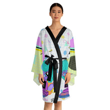Load image into Gallery viewer, 80&#39;s Computer BB Long Sleeve Kimono Robe
