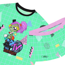 Load image into Gallery viewer, 80&#39;s MTV BB Women&#39;s All Over Print Short Pajama Set
