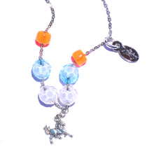 將圖片載入圖庫檢視器 Cotton Kandi Dreams Jewelry Collection Orange Pony Stallion Necklace CKDC202108

