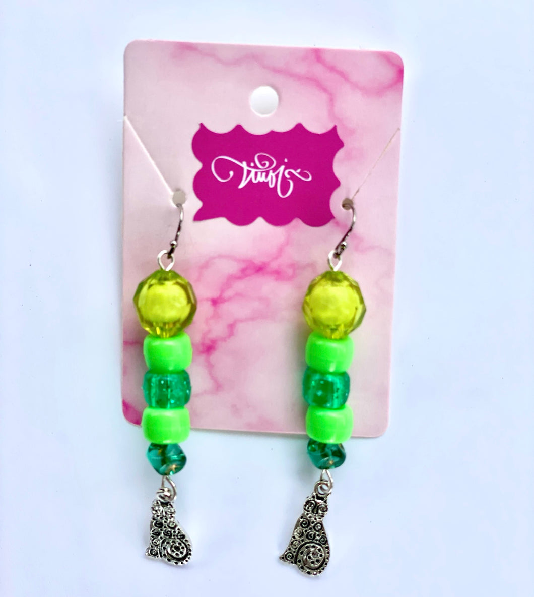 Cotton Kandi Dreams Jewelry Collection Cat Earrings CKDC202135