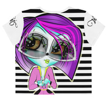 Load image into Gallery viewer, Carolina All-Over Print Crop Tee
