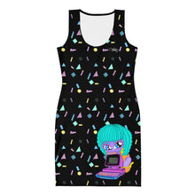 Load image into Gallery viewer, 80&#39;s Computer BB Cut &amp; Sew Dress
