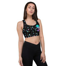 Load image into Gallery viewer, 80s Computer BB Longline sports bra
