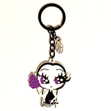 Load image into Gallery viewer, Black Chain Calo PVC Keychain BLKCCDCC2101

