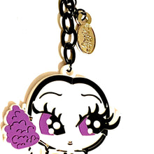 Load image into Gallery viewer, Black Chain Calo PVC Keychain BLKCCDCC2101
