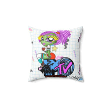 Cargar imagen en el visor de la galería, 80&#39;s MTV BB Spun Polyester Square Pillow
