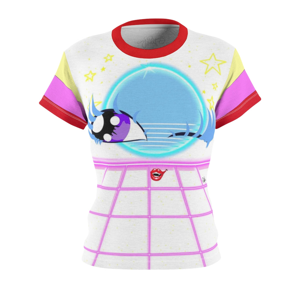 80's Retro Vampire Cut & Sew Tee