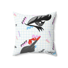 Load image into Gallery viewer, Retro Vampire BB 2 Spun Polyester Square Pillow
