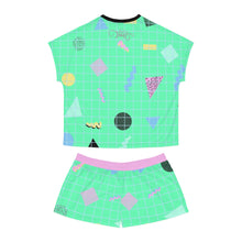Load image into Gallery viewer, 80&#39;s MTV BB Women&#39;s All Over Print Short Pajama Set
